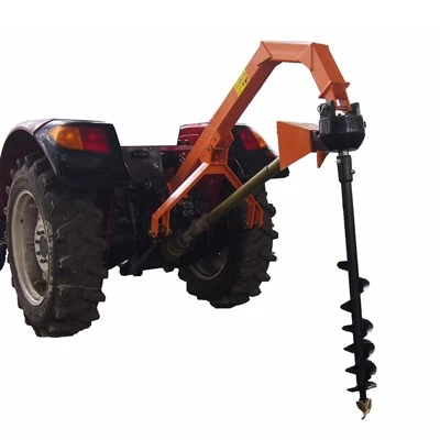 Stolpehålsgrävare kompakttraktor